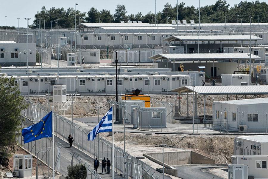 Лагерь мигрантов нового поколения в Греции