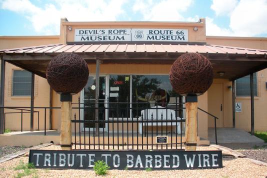 Музей колючей проволоки в Маклине, Техас