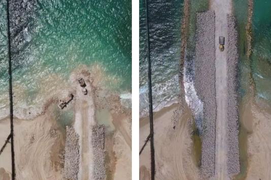 Морський захисний бар'єр в Ізраїлі