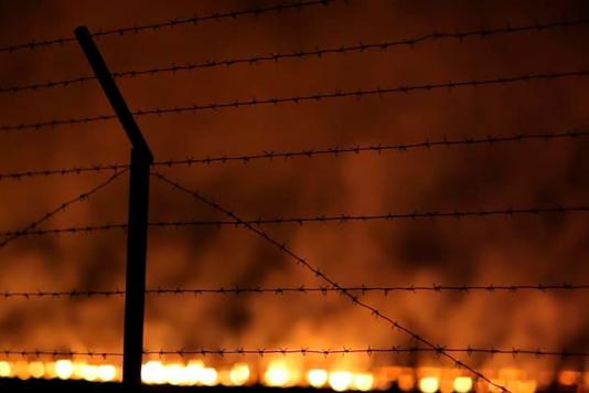 Вогонь та колючий дріт