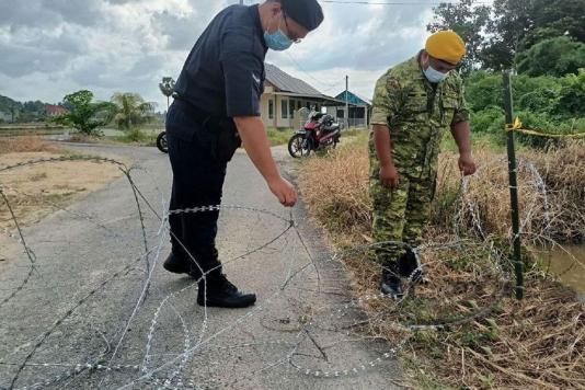 Инцидент с колючей проволокой в Малайзии