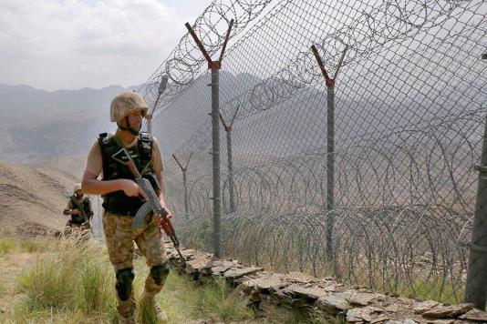 Колючий дріт на лінії Дюрана