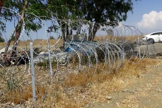 Колючий дріт на Кіпрі