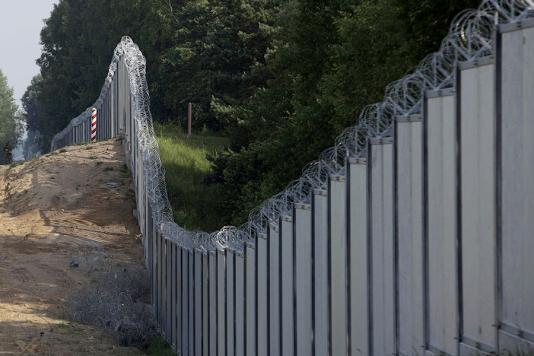 Колючий дріт Єгоза на паркані