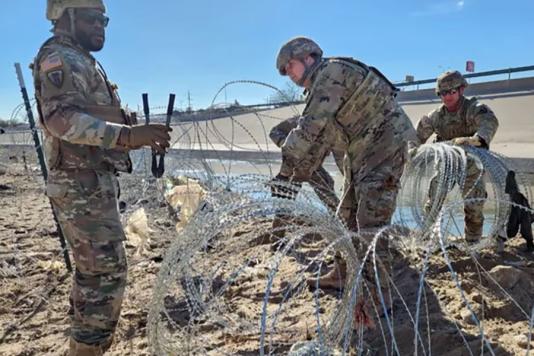 Колючая проволока в Техасе