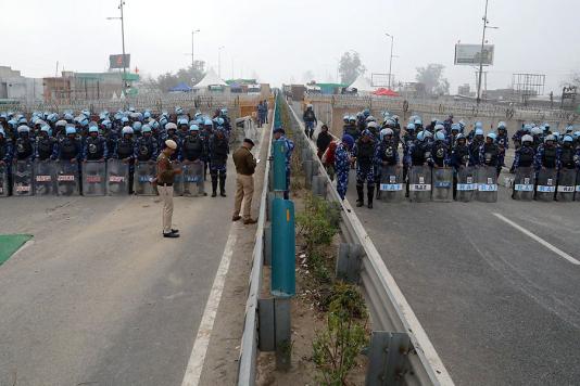 Людський ланцюг в Делі