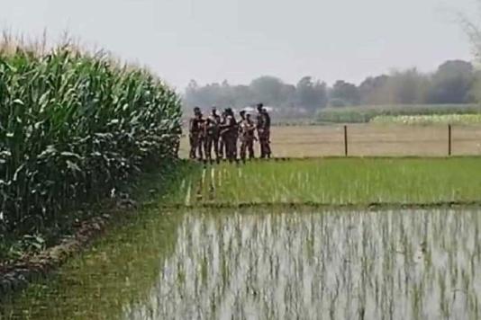 Колючий дріт на кордоні Індії та Бангладеш