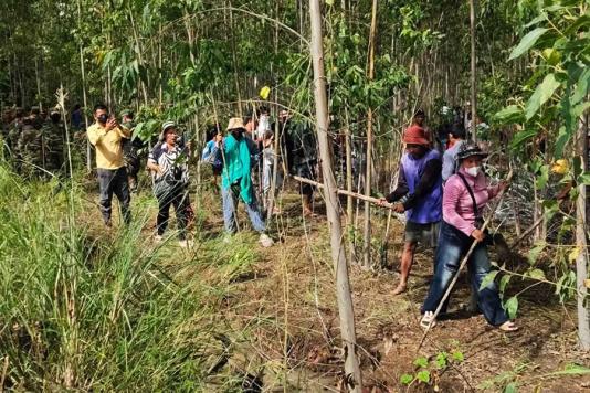Камбоджа снимает колючую проволоку с территории Таиланда