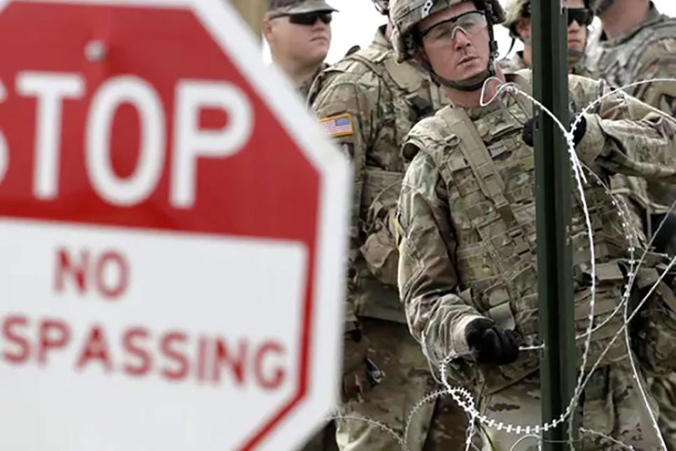 Граница с Мексикой – колючая проволока, мигранты, коронавирус