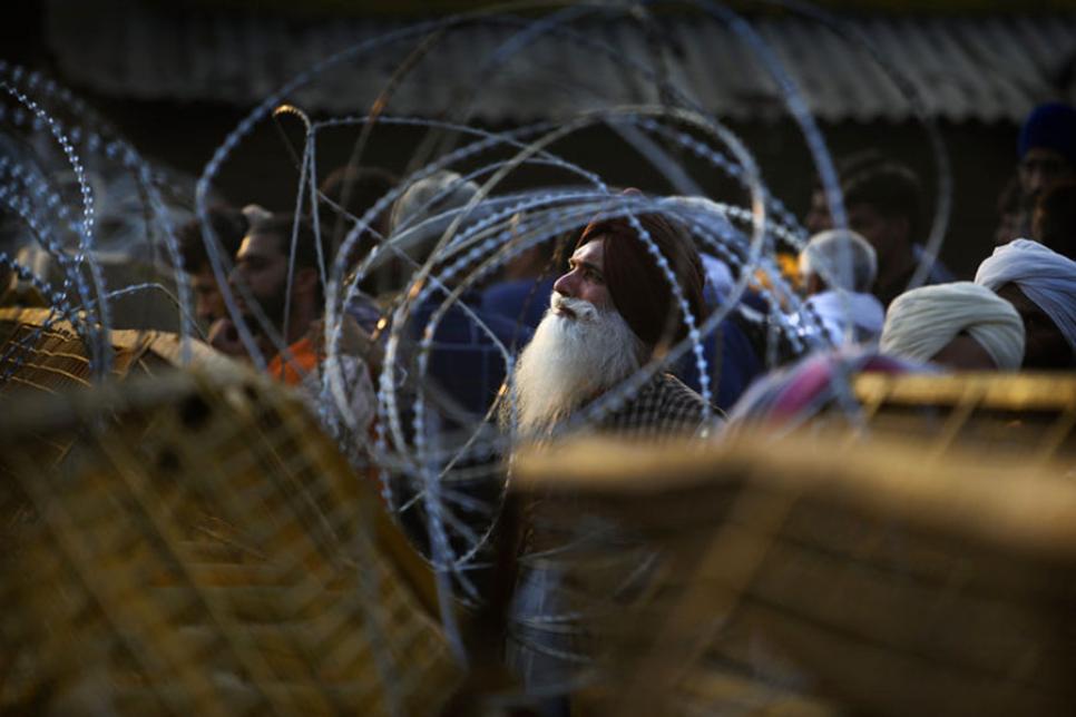 Дріт колючий на вулицях Нью-Делі