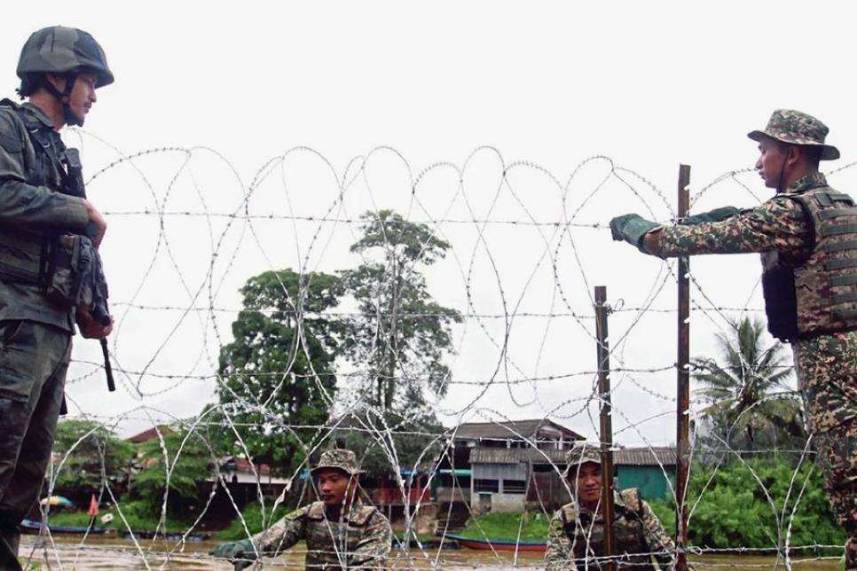 Колючий дріт в Малайзії