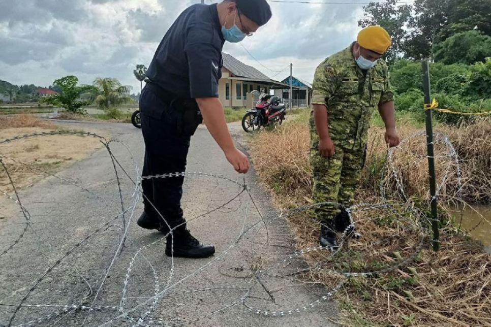 Инцидент с колючей проволокой в Малайзии