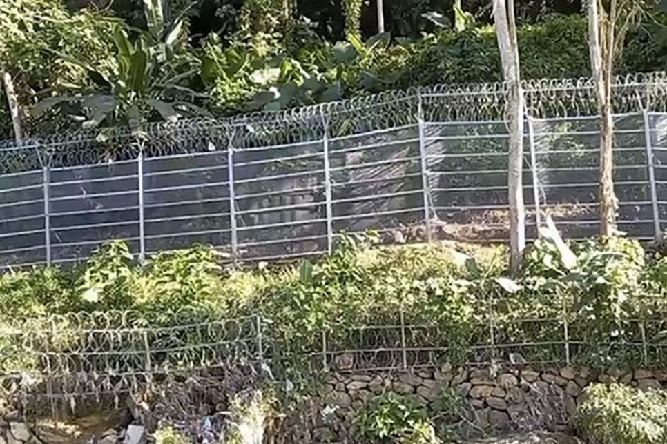 Колючая проволока в Мьянме