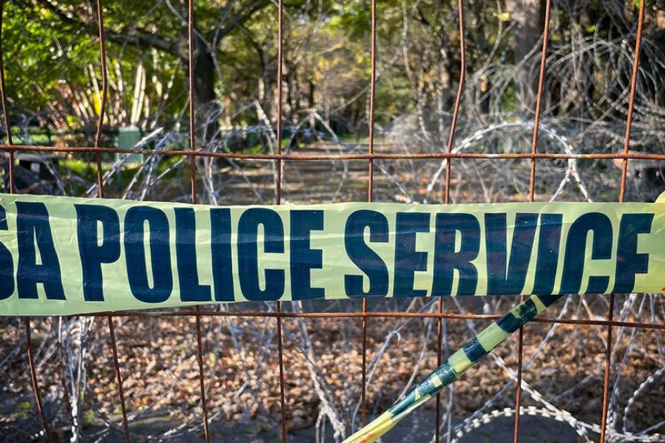 Колючий дріт в Кейптауні