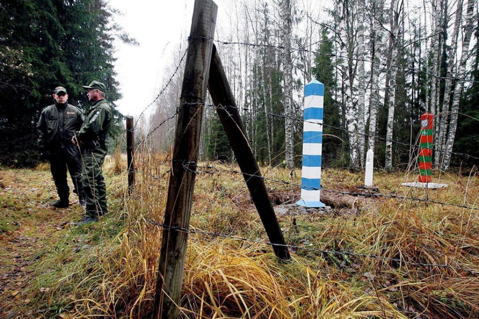 Колючая проволока в Финляндии