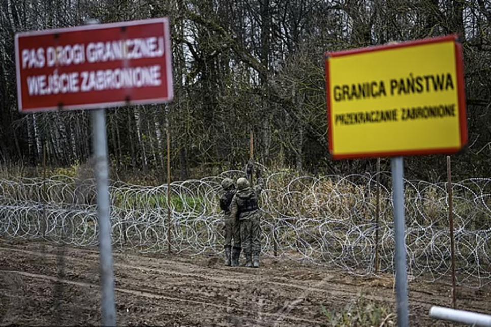 Залізна завіса з колючого дроту