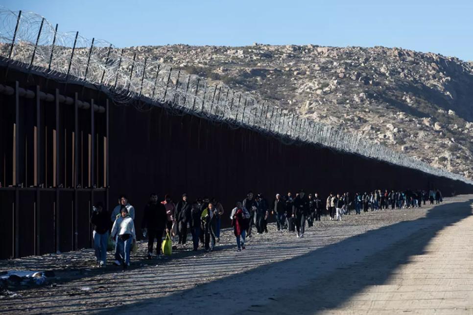 Колючая проволока в Мексике