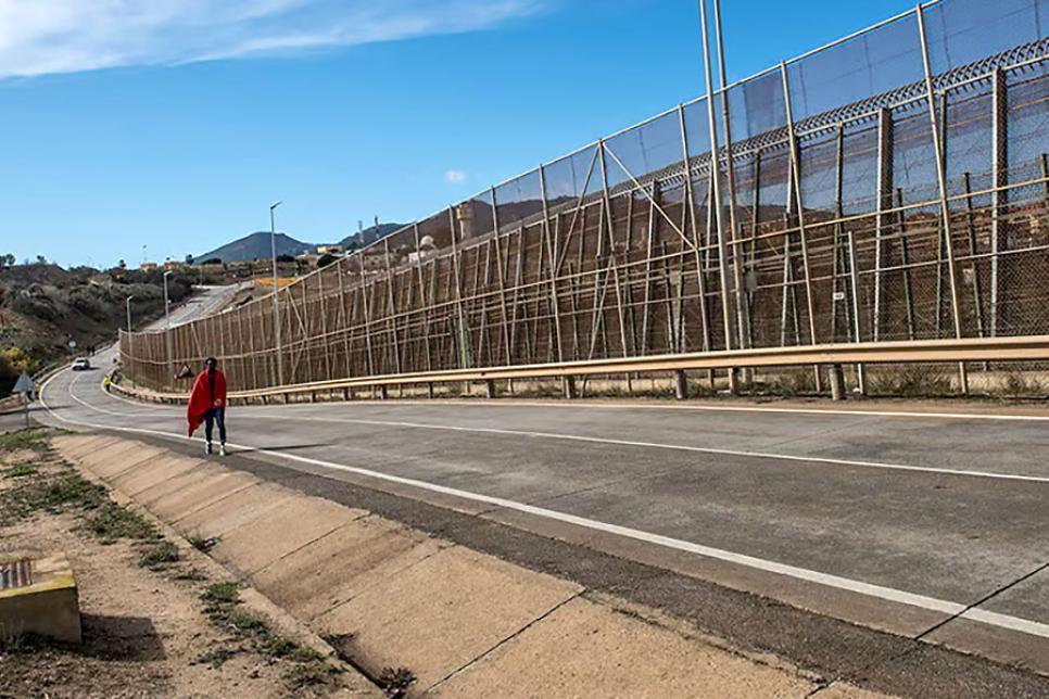 Паркан у Сеуті та Мелільї