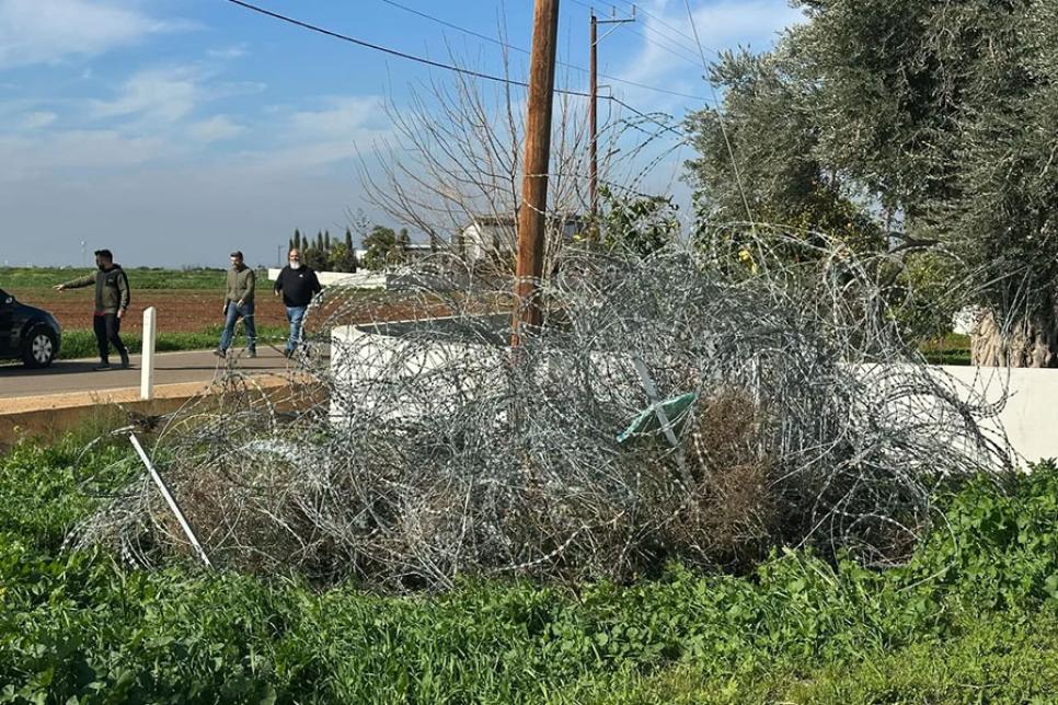 Дріт буферної зони залишився недоторканим